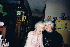 Alice Bennett; Ruth Dorrough; in Lois Street House in Rochester NH